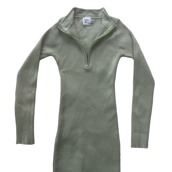 Princess Polly Aubrey Mini Dress (Pistachio) - Size S/M - Picture 3 of 4